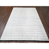Modern and Contemporary Wool & Silk Hand Loomed Rug Ivory No Border 9.0X12.1 -O084279