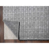Modern and Contemporary Wool and Plant based Silk Hand Loomed Rug Grey No Border 7.10X10.0 -O084297