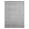Modern and Contemporary Wool and Plant based Silk Hand Loomed Rug Grey No Border 7.10X10.0 -O084298