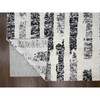 Modern and Contemporary Wool Hand Knotted Rug Black No Border 12.0X17.9 -O084208