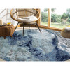 Modern and Contemporary Wool Hand Knotted Rug Blue No Border 10.1X10.4 -O083031