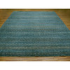 Modern and Contemporary Wool Hand Knotted Rug Blue No Border 11.11X11.11 -O079995