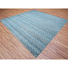 Modern and Contemporary Wool Hand Knotted Rug Blue No Border 12.0X12.0 -O079768