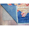 Modern and Contemporary Wool Hand Knotted Rug Blue No Border 7.11X9.11 -O088389