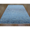 Modern and Contemporary Wool Hand Knotted Rug Blue No Border 8.2X10.2 -O079208