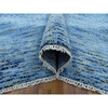 Modern and Contemporary Wool Hand Knotted Rug Blue No Border 8.2X10.2 -O079208