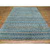Modern and Contemporary Wool Hand Knotted Rug Blue No Border 9.1X12.0 -O079678