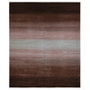 Modern and Contemporary Wool Hand Knotted Rug Brown No Border 12.4X15.0 -O087664