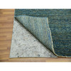 Modern and Contemporary Wool Hand Knotted Rug Green No Border 10.1X10.1 -O079998