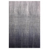 Modern and Contemporary Wool Hand Knotted Rug Grey Gray 14.0X18.1 -O075150
