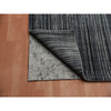 Modern and Contemporary Wool Hand Knotted Rug Grey Gray 14.0X18.1 -O075150