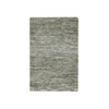 Modern and Contemporary Wool Hand Knotted Rug Grey No Border 1.11X3.1 -O079634