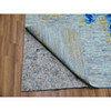 Modern and Contemporary Wool Hand Knotted Rug Grey No Border 10.0X13.9 -O079963