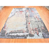 Modern and Contemporary Wool Hand Knotted Rug Grey No Border 10.0X14.2 -O080794
