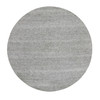 Modern and Contemporary Wool Hand Knotted Rug Grey No Border 11.2X11.2 -O079584