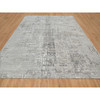 Modern and Contemporary Wool Hand Knotted Rug Grey No Border 12.0X11.10 -O090841