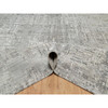 Modern and Contemporary Wool Hand Knotted Rug Grey No Border 12.0X11.10 -O090841
