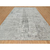 Modern and Contemporary Wool Hand Knotted Rug Grey No Border 12.0X14.9 -O090837