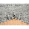 Modern and Contemporary Wool Hand Knotted Rug Grey No Border 12.0X18.3 -O064714