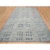 Modern and Contemporary Wool Hand Knotted Rug Grey No Border 13.10X20.2 -O064715