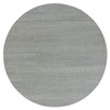 Modern and Contemporary Wool Hand Knotted Rug Grey No Border 13.5X13.5 -O079859