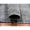 Modern and Contemporary Wool Hand Knotted Rug Grey No Border 13.8X13.8 -O079767