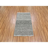 Modern and Contemporary Wool Hand Knotted Rug Grey No Border 2.5X4.1 -O079580