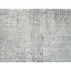 Modern and Contemporary Wool Hand Knotted Rug Grey No Border 2.6X10.1 -O064139