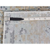 Modern and Contemporary Wool Hand Knotted Rug Grey No Border 2.6X11.10 -O080179