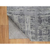 Modern and Contemporary Wool Hand Knotted Rug Grey No Border 2.6X11.8 -O090844