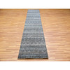 Modern and Contemporary Wool Hand Knotted Rug Grey No Border 2.6X12.2 -O079812