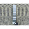 Modern and Contemporary Wool Hand Knotted Rug Grey No Border 2.6X21.8 -O079721