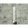 Modern and Contemporary Wool Hand Knotted Rug Grey No Border 2.6X31.8 -O090432