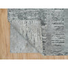 Modern and Contemporary Wool Hand Knotted Rug Grey No Border 3.0X5.1 -O065961