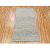 Modern and Contemporary Wool Hand Knotted Rug Grey No Border 3.0X5.2 -O079891