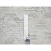 Modern and Contemporary Wool Hand Knotted Rug Grey No Border 6.0X6.0 -O090839