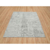 Modern and Contemporary Wool Hand Knotted Rug Grey No Border 6.2X6.2 -O065657