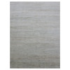 Modern and Contemporary Wool Hand Knotted Rug Grey No Border 7.11X9.11 -O083104