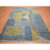 Modern and Contemporary Wool Hand Knotted Rug Grey No Border 8.0X10.0 -O075507