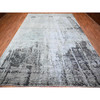 Modern and Contemporary Wool Hand Knotted Rug Grey No Border 8.10X12.9 -O074628