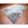 Modern and Contemporary Wool Hand Knotted Rug Grey No Border 8.10X12.9 -O074628