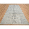 Modern and Contemporary Wool Hand Knotted Rug Grey No Border 8.1X16.0 -O064689