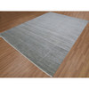 Modern and Contemporary Wool Hand Knotted Rug Grey No Border 9.0X12.2 -O083102
