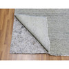 Modern and Contemporary Wool Hand Knotted Rug Grey No Border 9.11X10.0 -O079535