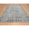 Modern and Contemporary Wool Hand Knotted Rug Grey No Border 9.2X11.10 -O064704