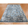 Modern and Contemporary Wool Hand Knotted Rug Grey No Border 9.2X12.4 -O079304