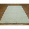Modern and Contemporary Wool Hand Knotted Rug Ivory No Border 8.1X9.10 -O076022
