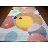 Modern and Contemporary Wool Hand Knotted Rug Multicolored No Border 9.0X12.0 -O074294