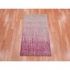 Modern and Contemporary Wool Hand Knotted Rug Pink No Border 4.1X6.2 -O075022