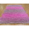 Modern and Contemporary Wool Hand Knotted Rug Pink No Border 7.10X10.1 -O079650